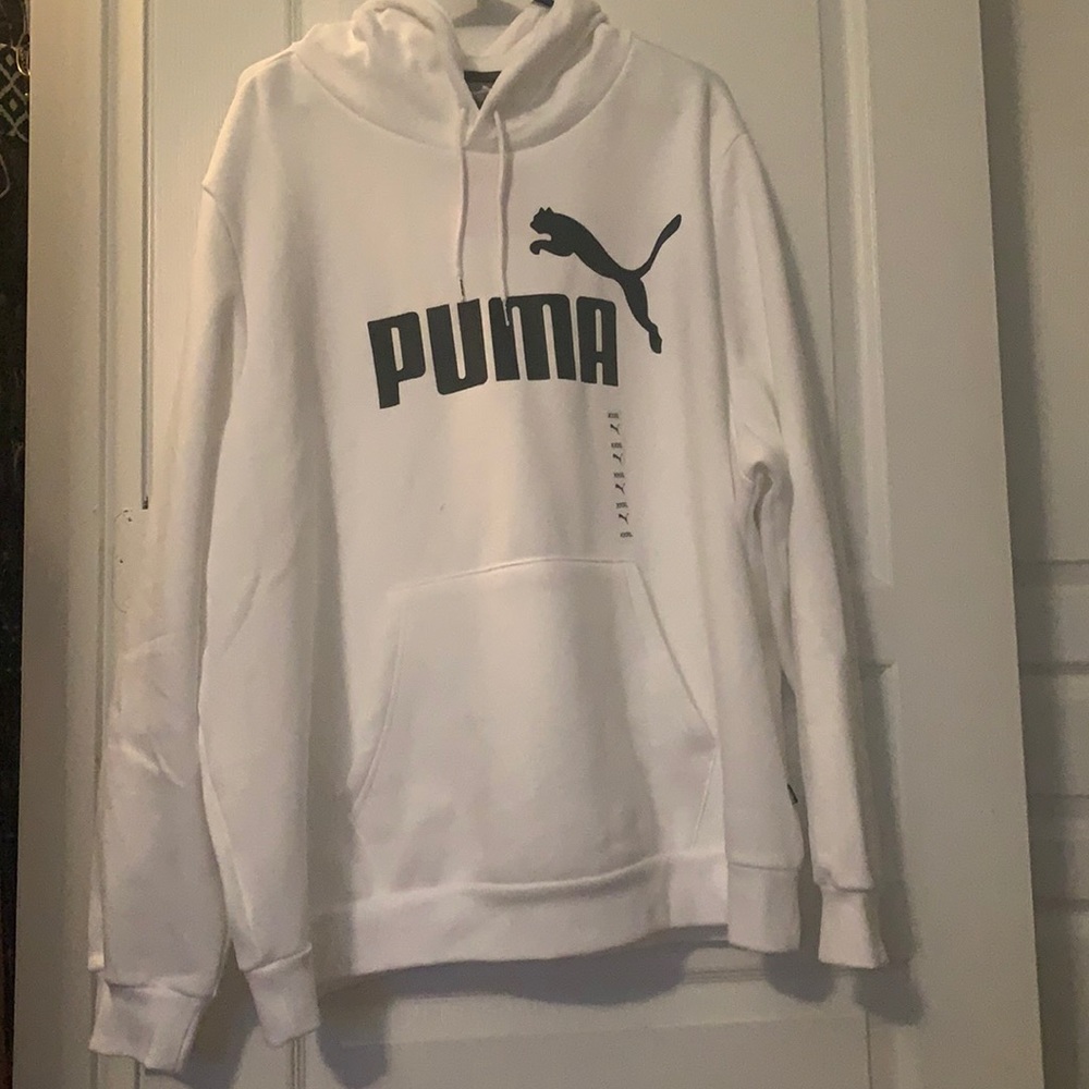 White Puma hoodie